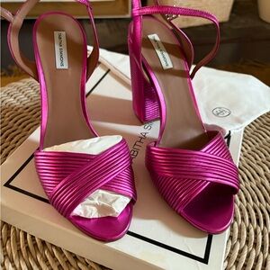 Tabitha Simmons Kali Metallic Heels